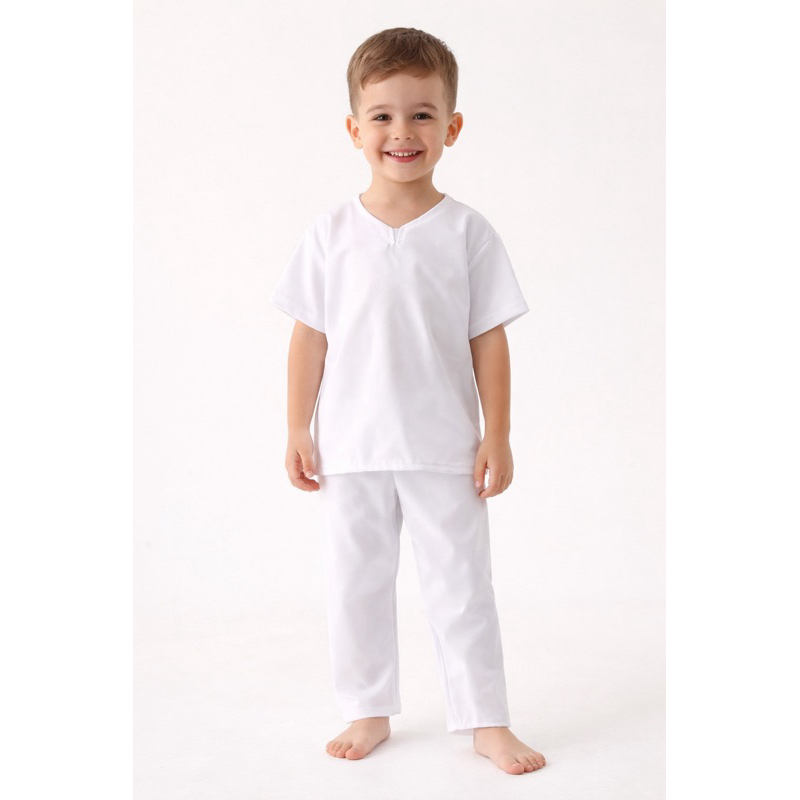 Umbanda Candomblé Conjunto Masculino Oxford Infantil 2 ao 10 Envio Rápido