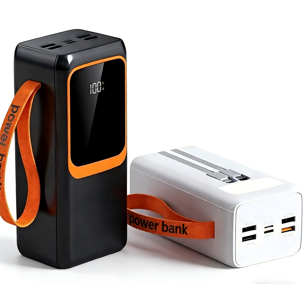 Carregador Portátil Power Bank 10000-50000mAh Turbo 22,5W Carga Rápida Universal USB