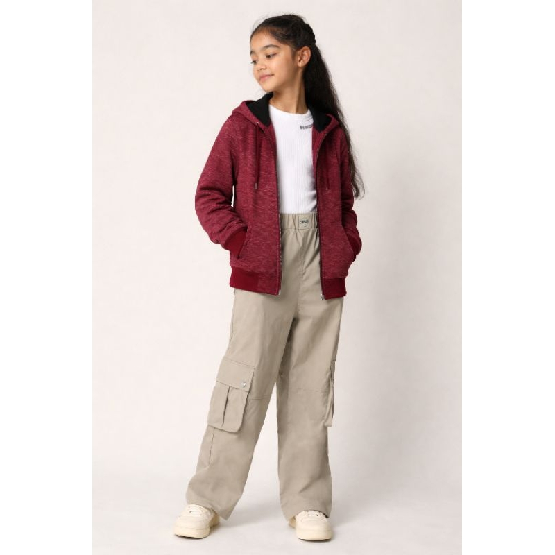 Casaco Infantil Menina com Capuz e Zíper – Conforto, Estilo e Proteção para o Dia a Dia
