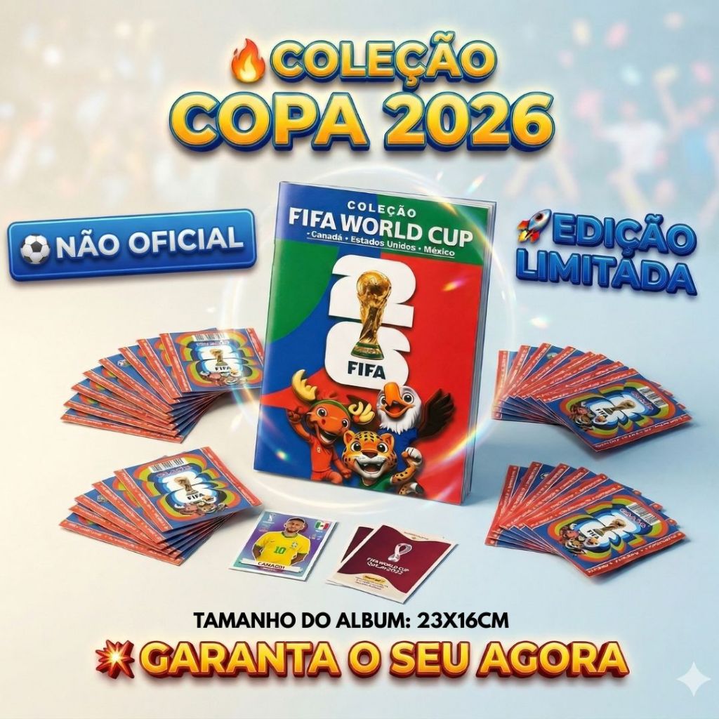NAO É DA PANINI Album Copa Do Mundo Fifa World Cup 2026 Colecionável NÃO OFICIAL