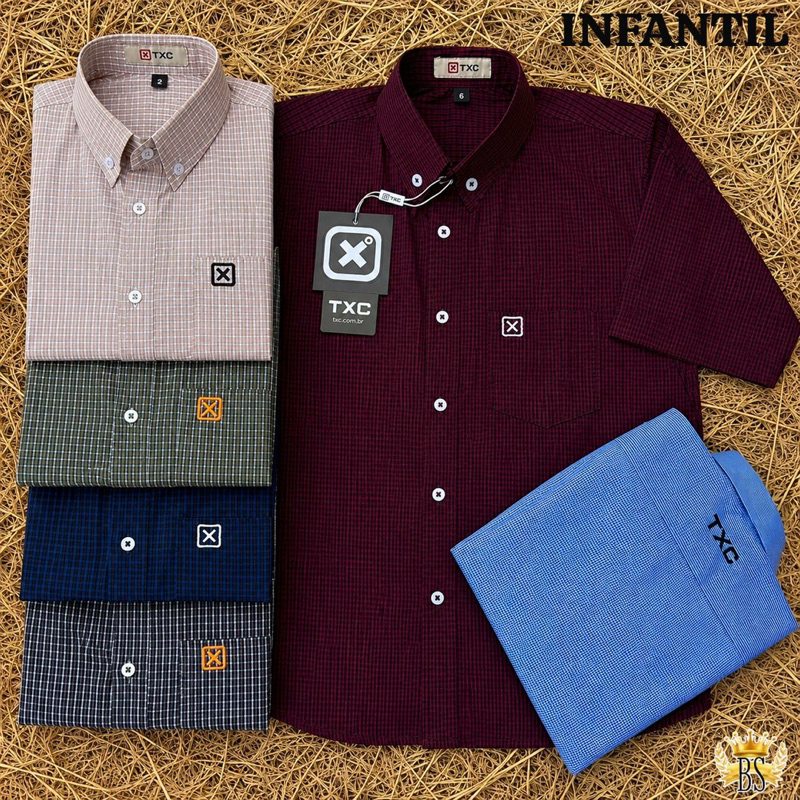 Camisa Manga Curta INFANTIL TXC Mini Cowboy Rodeio