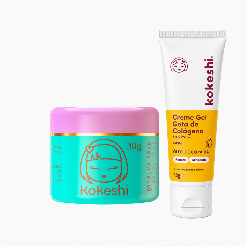 Kit Gota de Colágeno Pele de Porcelana Kokeshi Hidratação e Firmeza