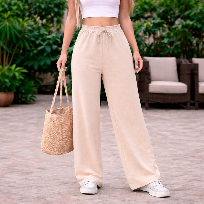 Calça Feminina Pantalona do P ao G3 - Conforto e Estilo com Caimento Elegante