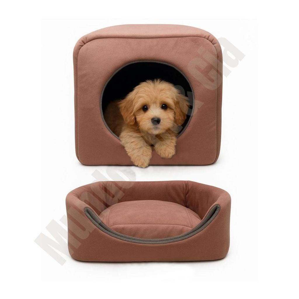 casinha cama toca lglu 3 em 1 para cães e gato tamanhos P,M,G, fundo impermeável almofada removível Premium