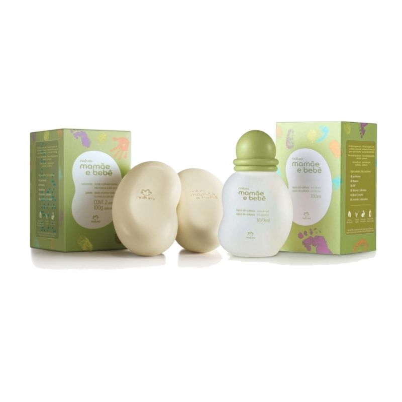 Kit Natura Mamãe e Bebê Colônia + Sabonete em barra
