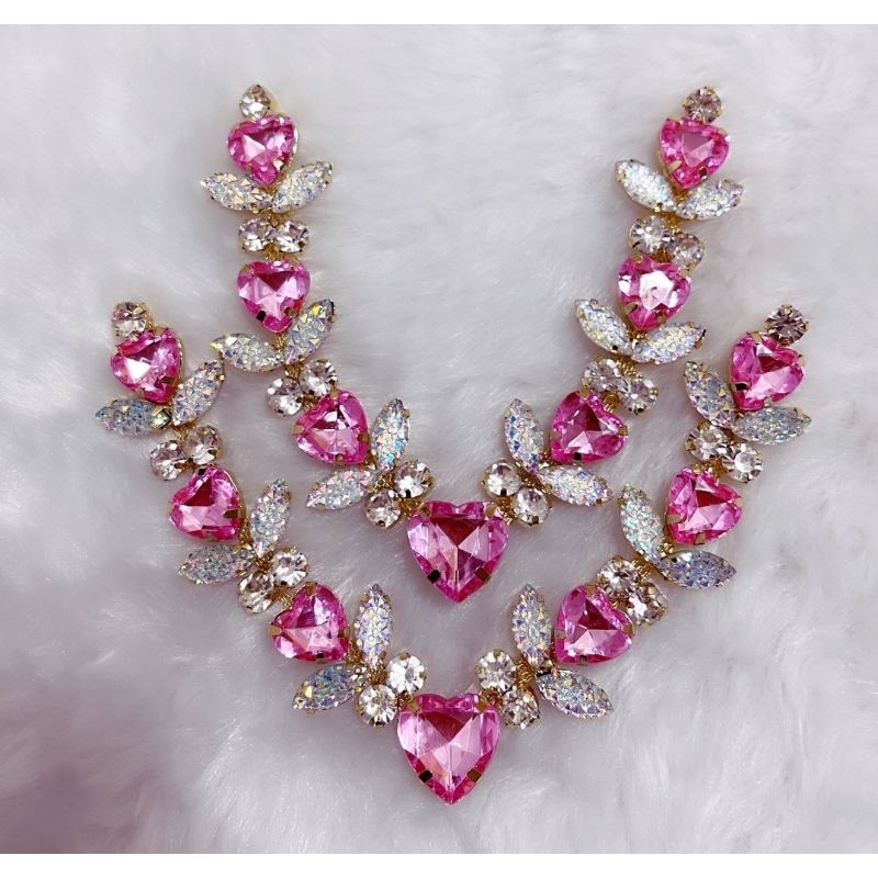 Cabedal Luxo Com Piercing para customizar chinelos