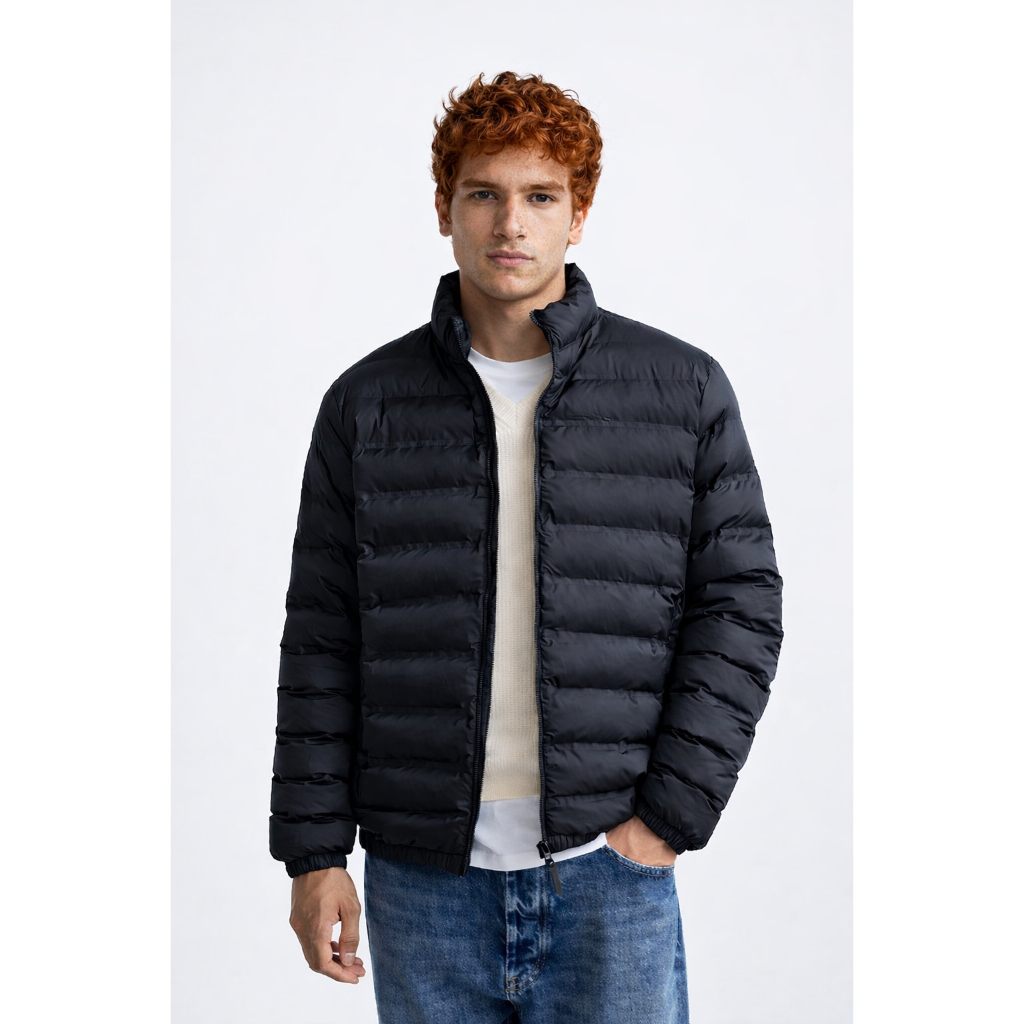 Jaqueta Puffer De Frio Intenso Neve Inverno Blusa Impermeável Com Capuz Removivel