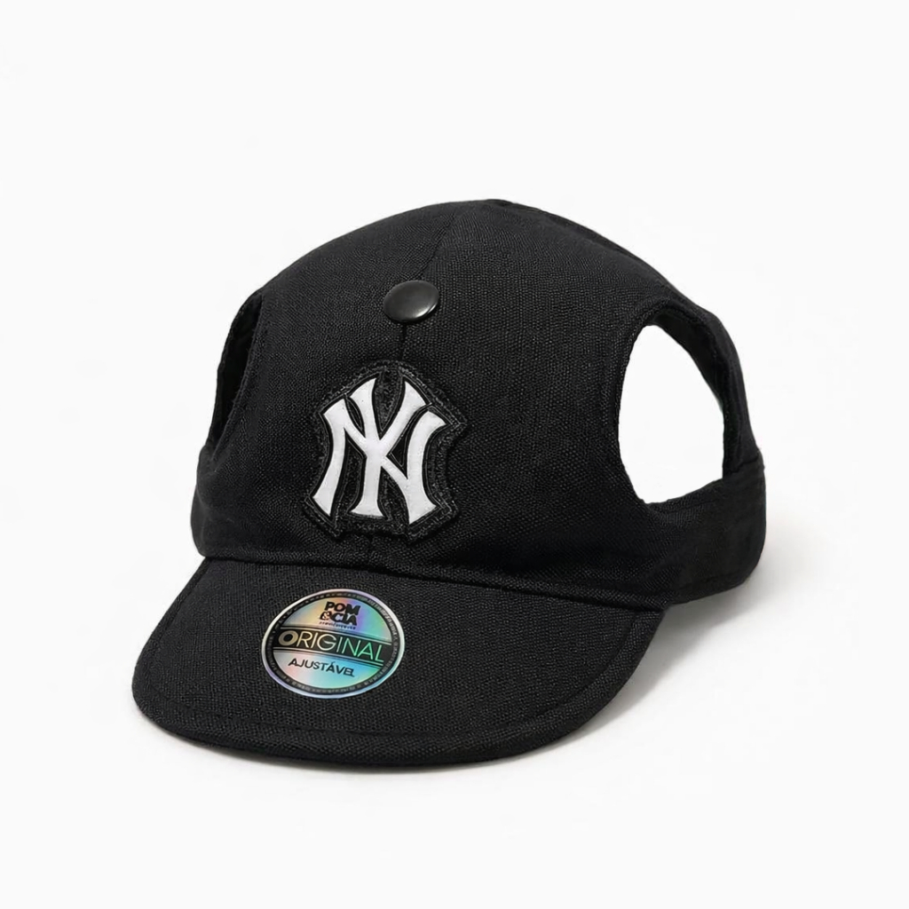 Boné pet inspiração NY preto