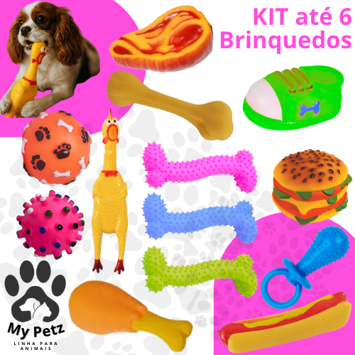 Brinquedos Mordedor Cachorro Pet Pequeno Médio Porte Brinquedinho Pet Mordedor