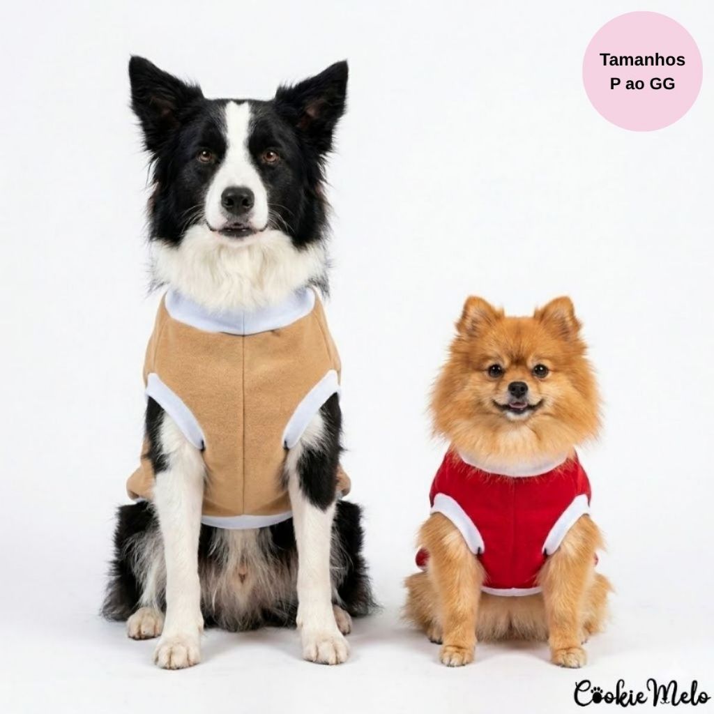 Roupa Pet Soft Roupinha Quentinha Para Frio Cachorro Gato P M G GG Pronta Entrega Envio Imediato