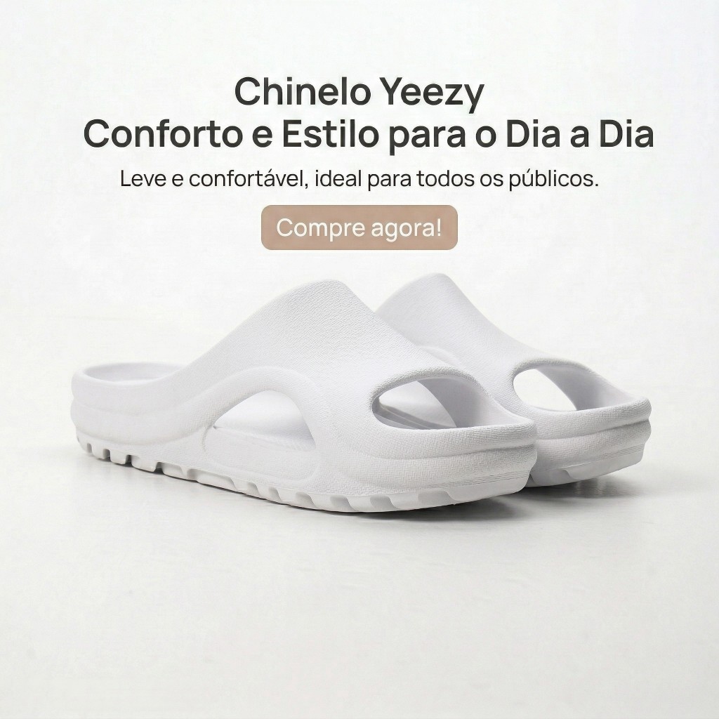 Chinelo Confortavel Com Solado Seguro Para Caminhar Com Estabilidade