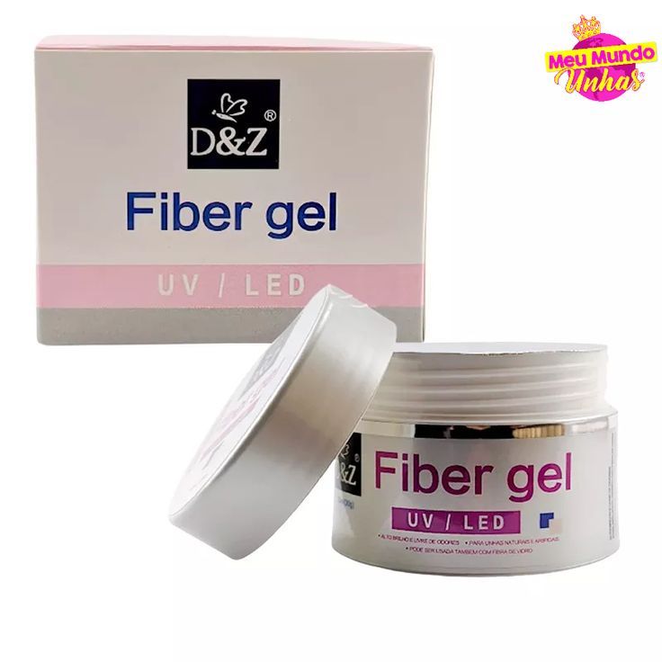 Gel Fiber Gel D&Z Construtor Nova Formula Led uv 30 ml para unhas fibra acrigel molde