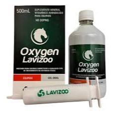 Oxygen 500ml Lavizoo - Suplemento Natural Termogênico p/ Equinos | Energia, Respiração e Desempenho