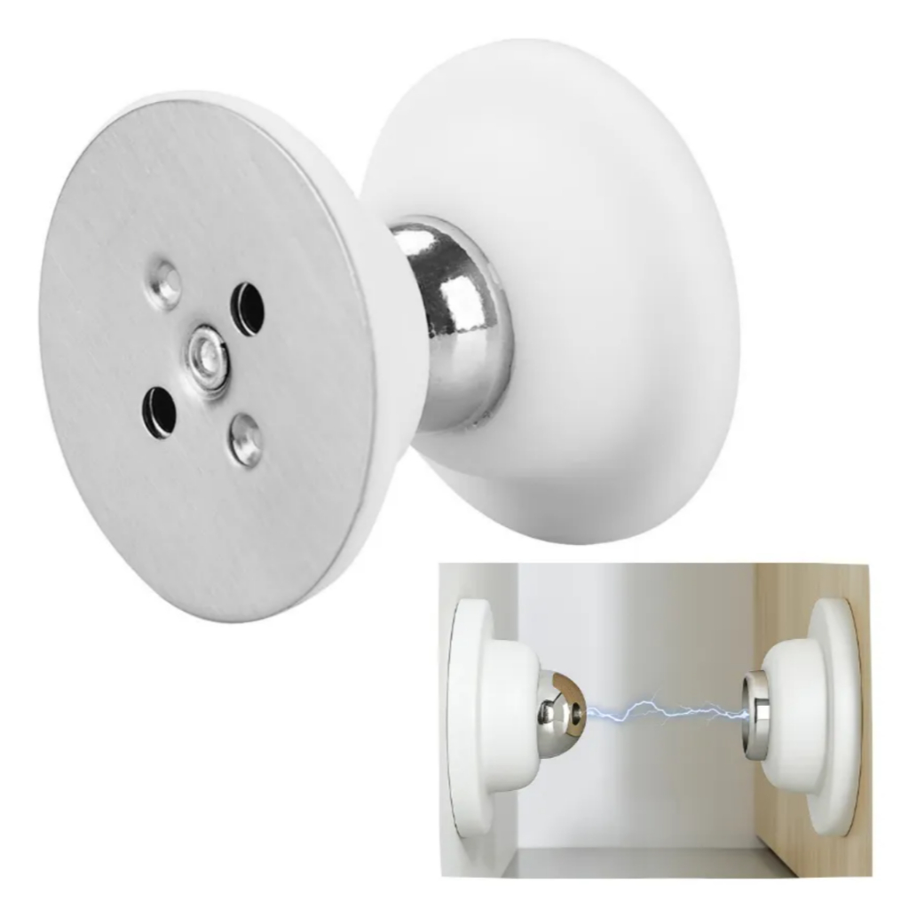 Prendedor Fixador Trava Porta inox Magnético Adesivo Inox MADE-801