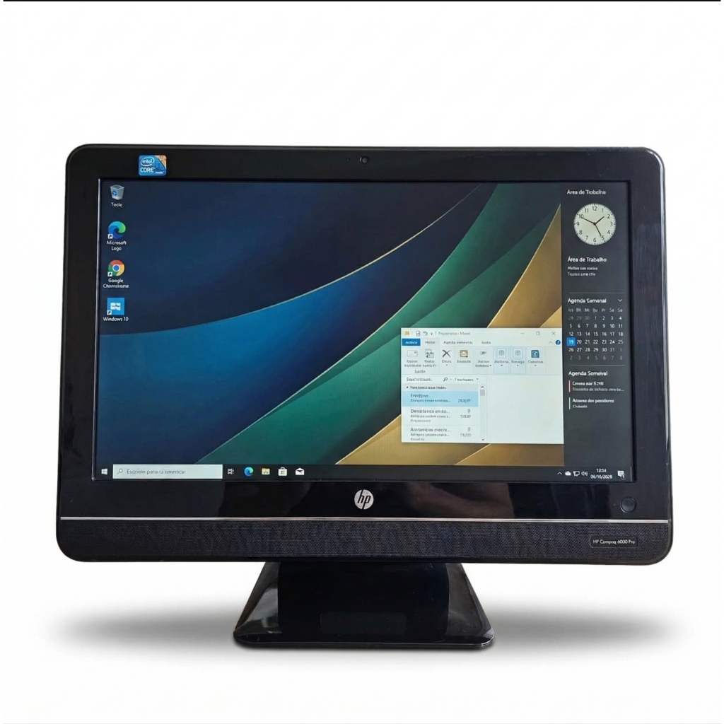 PC All In One HP Compaq 6000 Pro 21,5" Full HD Seminovo | 8GB RAM | SSD 120GB a 960GB