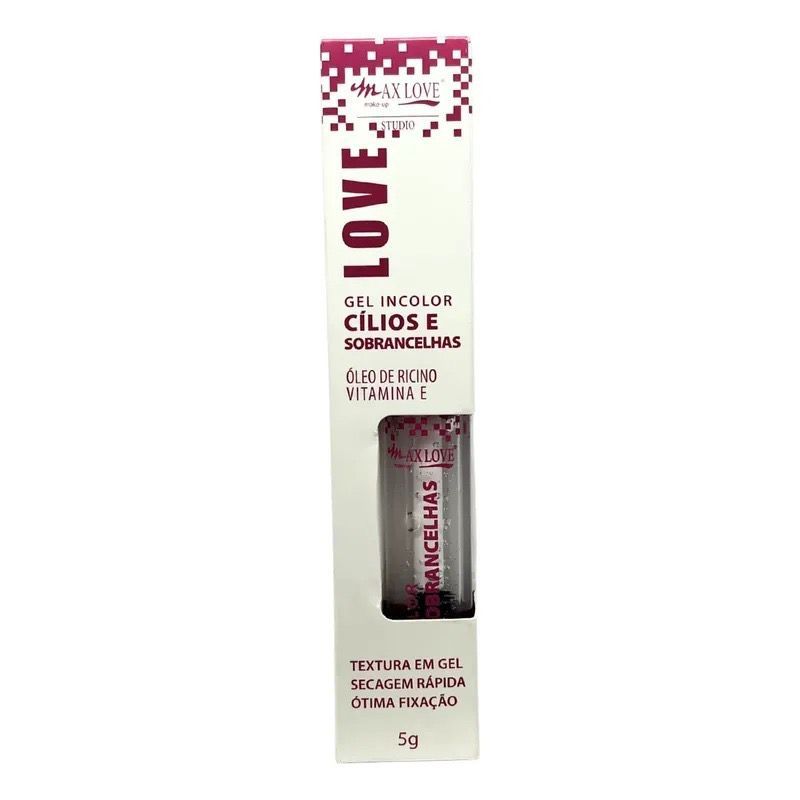 Gel Incolor Para Sobrancelhas E Cílios Com Oléo de Ricino + Vitamina E