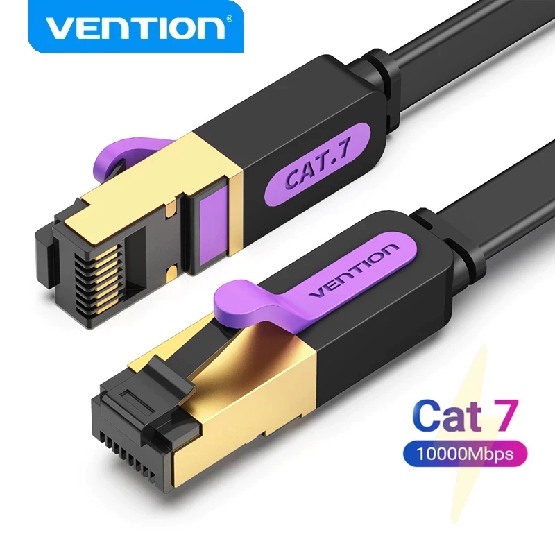 Cabo Ethernet Cat.8 40Gbps Blindagem Dupla - Conector Dourado e PVC Reforçado para Games e Streaming