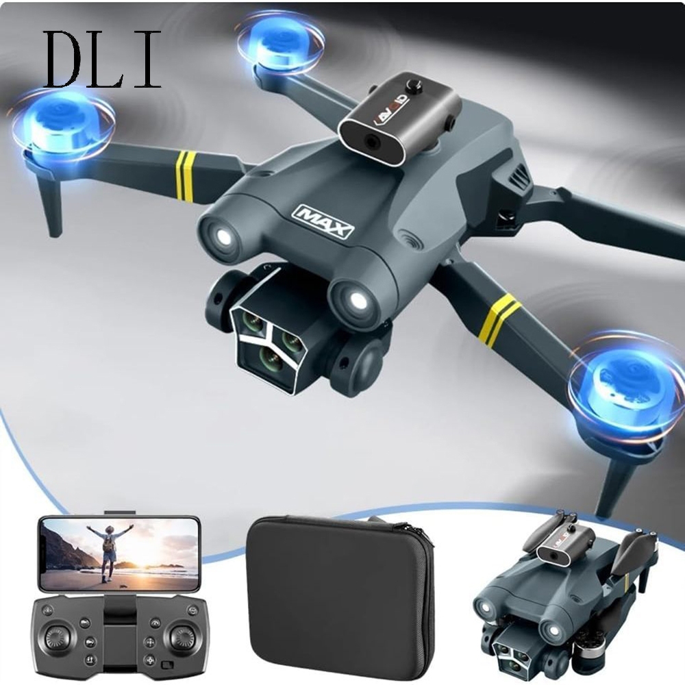 Dli Anatel Drone Profissional Dual Cameras Com Controle Remoto Motor Sem Escovas