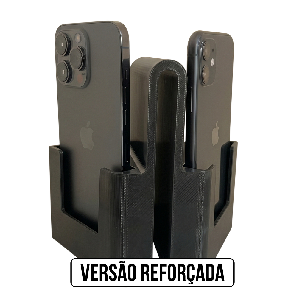 Suporte de Celular Dois Lados Rede de Tênis Porta Celular Universal Quadra Treino Gravação de Jogos