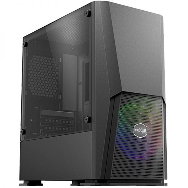 Gabinete Gamer Argon Nexus Mid Tower C/ Fan RGB USB 3.0 Alta Ventilação