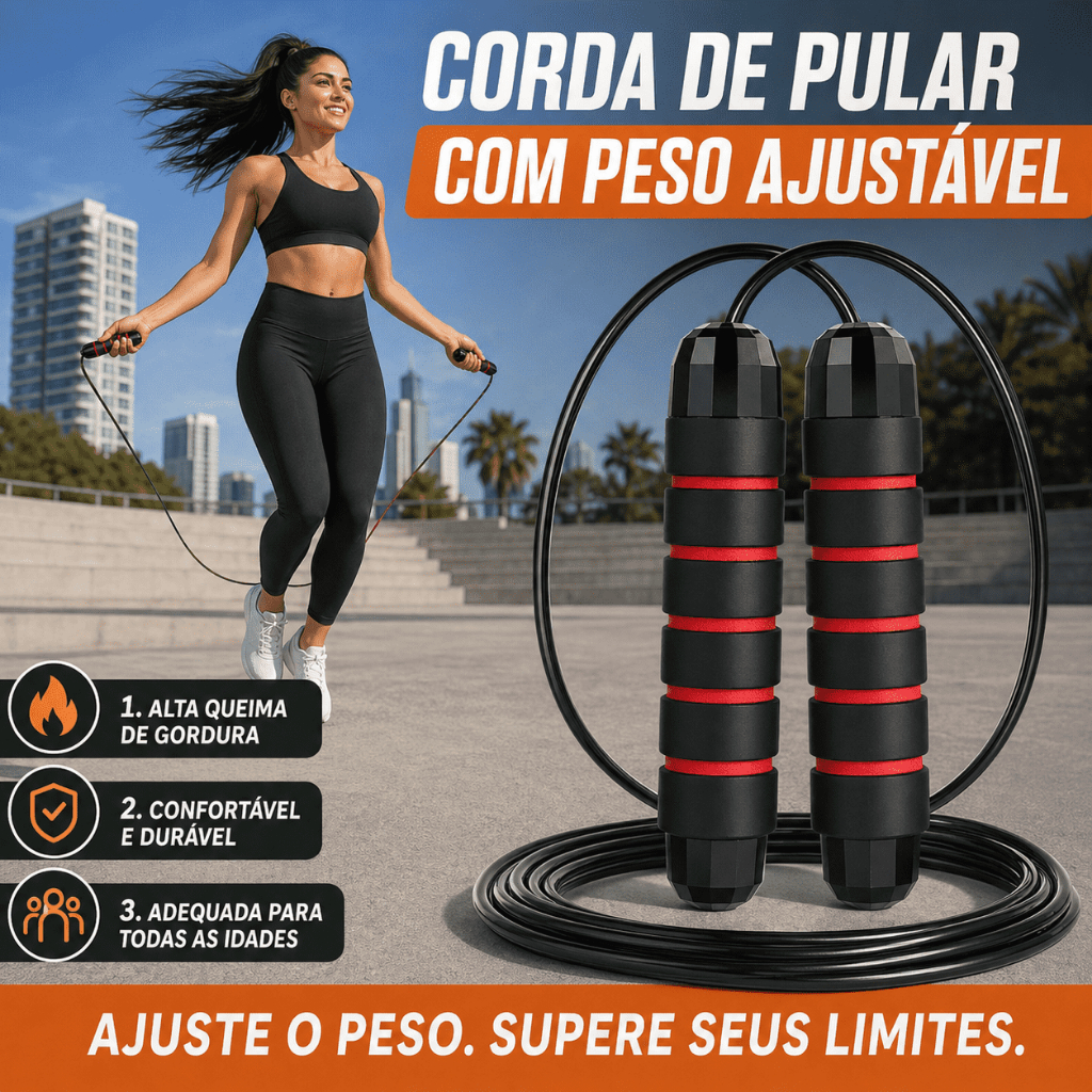 DEEYI Corda De Pular Corda De Pular Ajustável Pegas De Espuma Para Tonificar e Manter A Forma Física