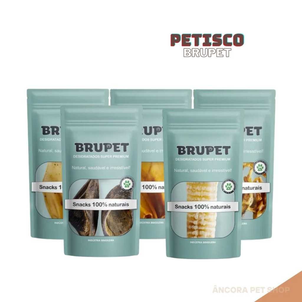 Petisco Mordedor Brupet 100% Natural Para Cães