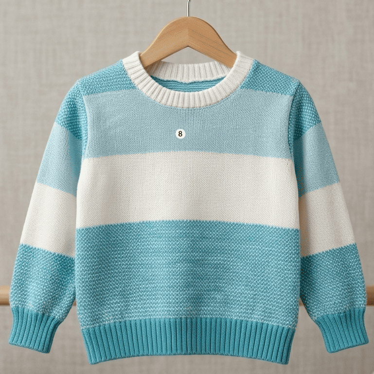 Blusa Infantil Feminina de Listra em Jacar Outono/Inverno