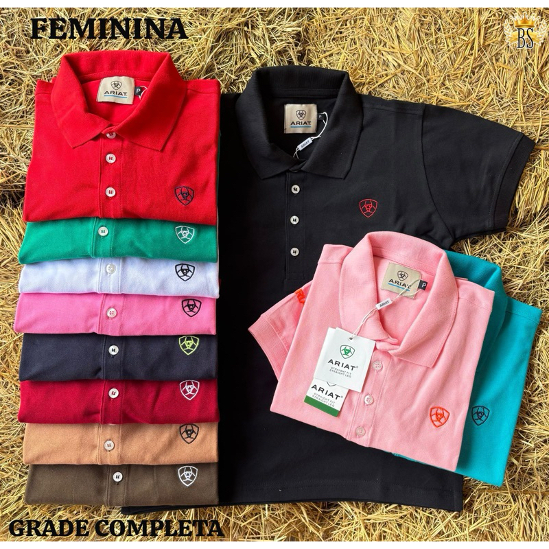 Polo Feminina Ariat – Country Premium, Qualidade e Estilo. Para Rodeio e Pecuária