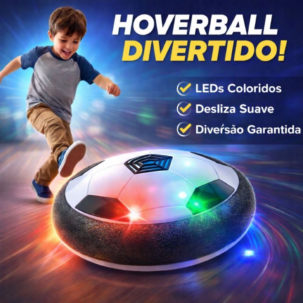 Bola De Futebol Flutuante Elétrica Para Crianças LED Piscante Jogos Esportivos
