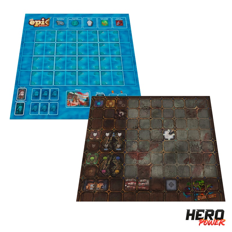 Playmat Tiny Epic Dungeons 65x76 | Pirates 67x67 | Lona Vinil