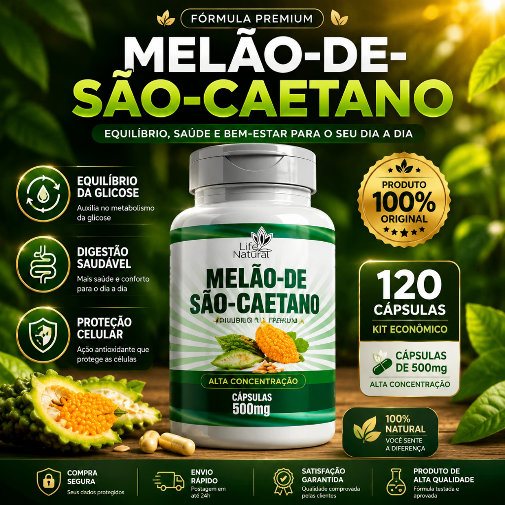 Melão de São Caetano  ORIGINAL -120 Cápsulas