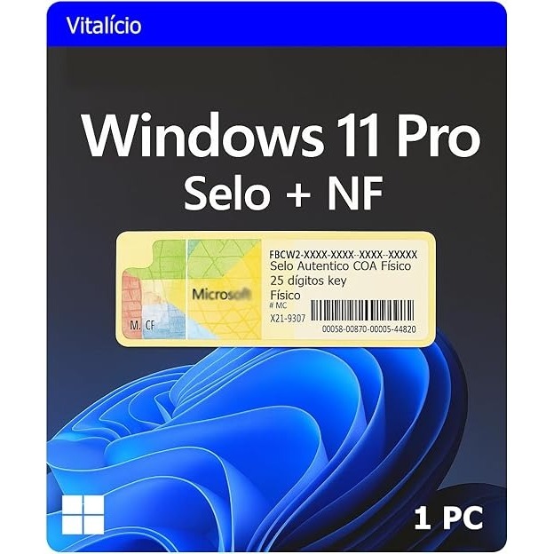 Windows 11 Home/Pro Selo com NF + Office 2024 de Brinde | Envio Rápido | Frete Grátis ! Completo