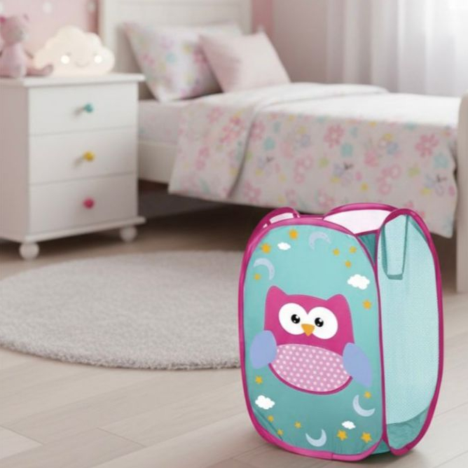 Cesto Organizador Infantil Roupas e Brinquedos Para Menino e Menina