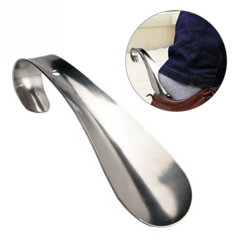 Calçadeira De Inox Para Sapato e Tênis Unissex