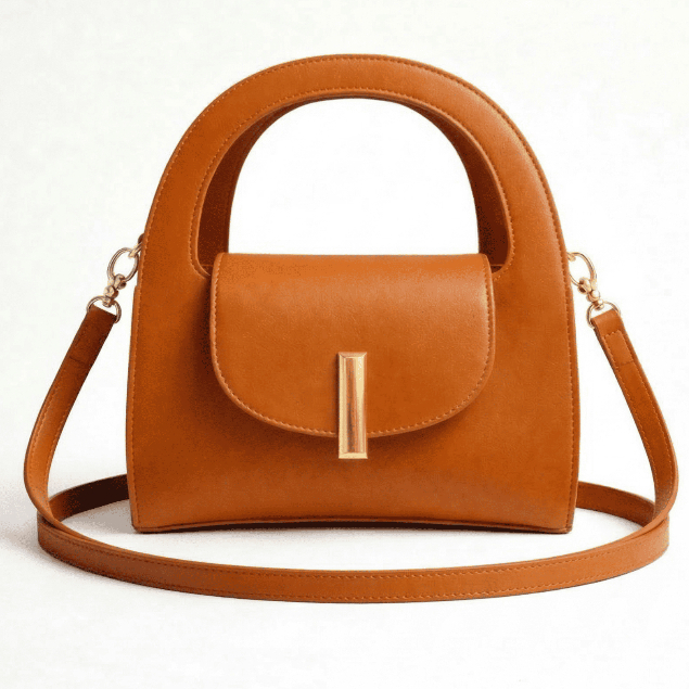Bolsa Feminina Transversal De Mão Blogueirinha Luxo Elegante Alça Couro Sintético Várias Cores