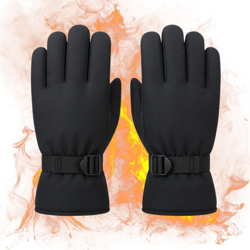 Luva Motoqueiro Térmica Forrada Antiderrapante Frio Inverno Motoboy Ajustável