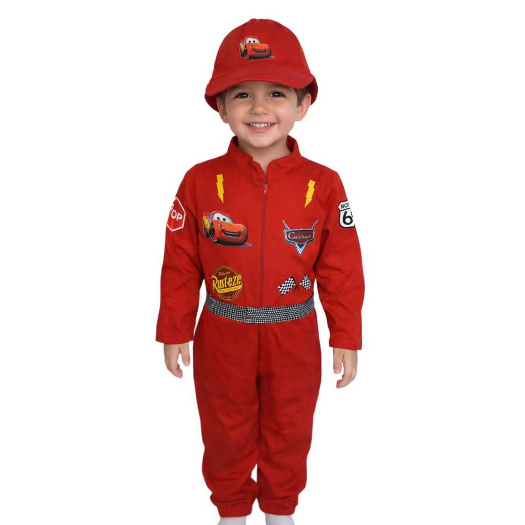 macacão piloto formula 1 vermelho