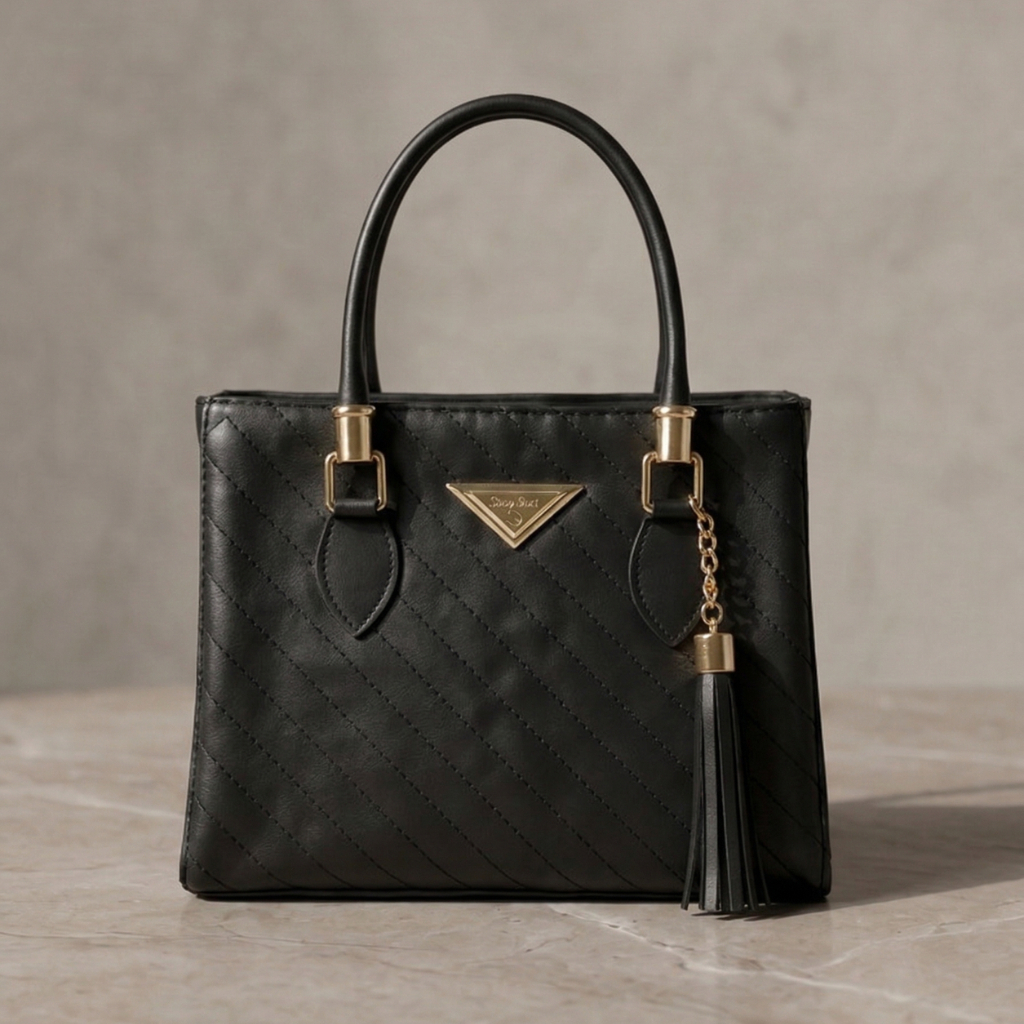 Bolsa Feminina Lorena Média Shopbag Bordada Linea Lançamento