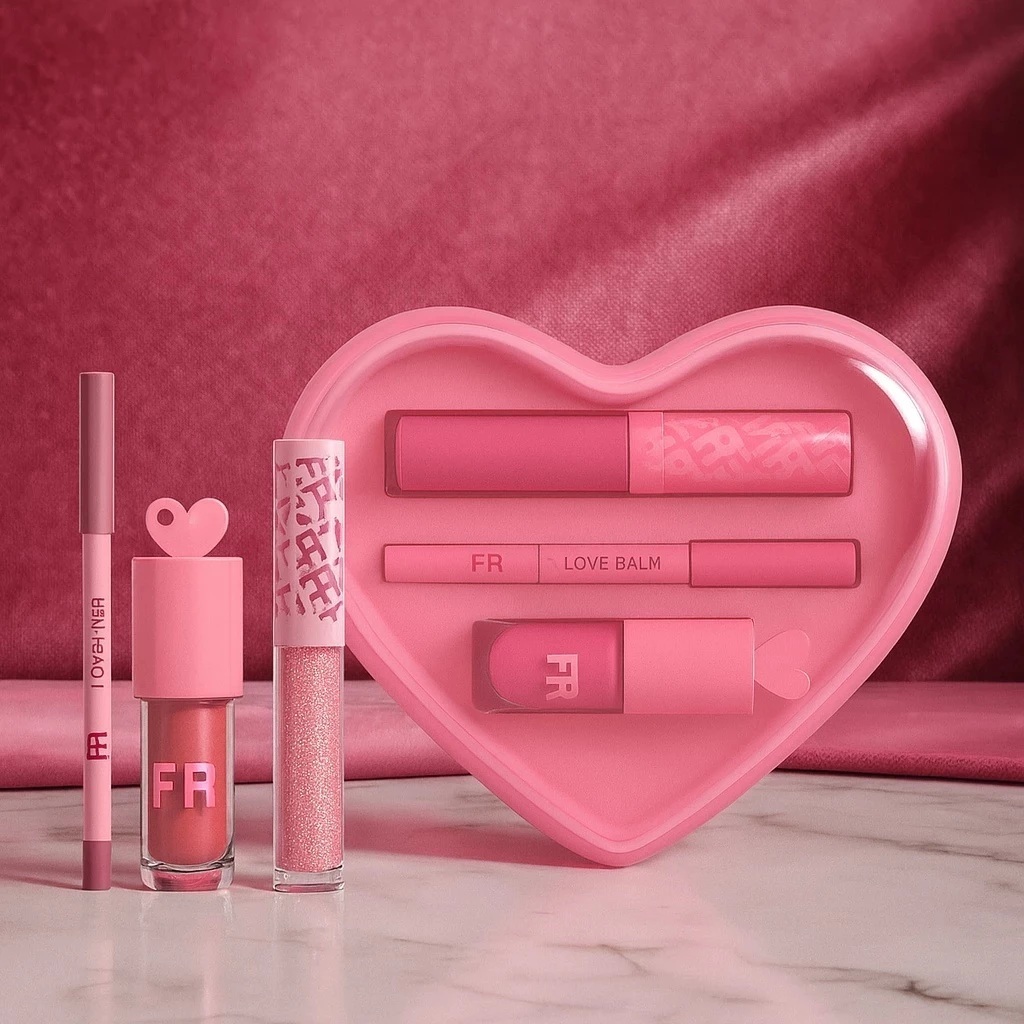 Kit Gloss Labial + Lápis – Lábios Definidos, Hidratados e com Brilho Intenso