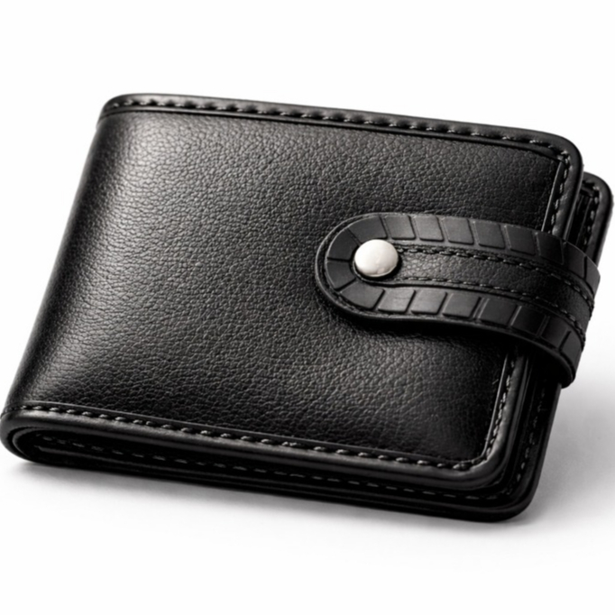 Carteira de Couro Sintético Masculina Porta Documentos Cabe RG Crlv-Carro-Cnh- Envio Imediato