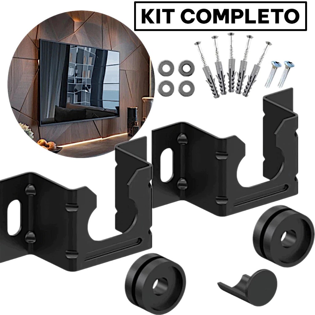 Suporte Para TV Universal Fixo Smart LED LCD 4K Parede Painel 10 24 32 43 50 55 60 75 90 Polegadas