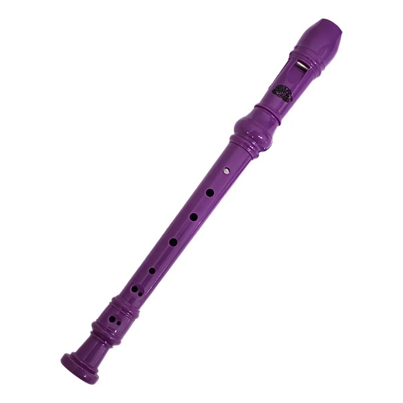 Brinquedo FLAUTA Doce Escolar Soprano Barroca para Crianças e Iniciantes - Iniciação Musical