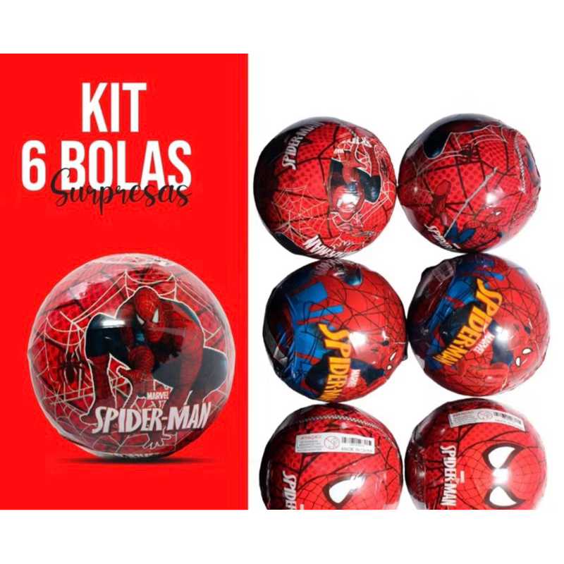 KIT BOLA SURPRESA Bola com surpresa Dentro ideal pra presente 🎁 lembrancinhas e Brindes festas 🥳