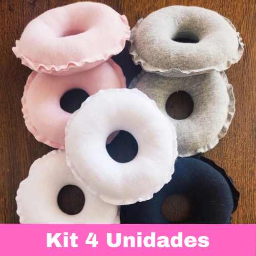 Kit 4 Rosquinhas de Amamentação 100% algodão | Pós parto | Protetor de Mamilos