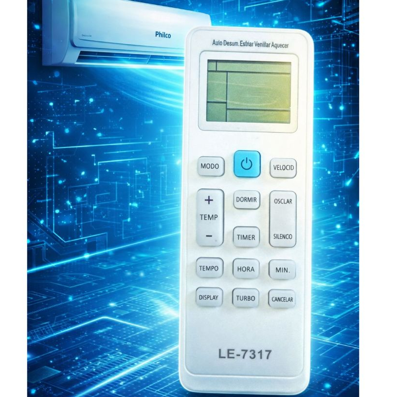 Controle Remoto Ar Condicionado Compatível Philco Split ITFM9 TQFM9 TFM12 TQFM12 IFM14 IFM15 IQFM15 - Novo