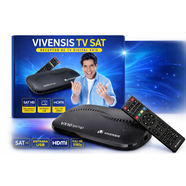 Receptor Vivensis VX10 - Envio Imediato (PROMOÇÂO)