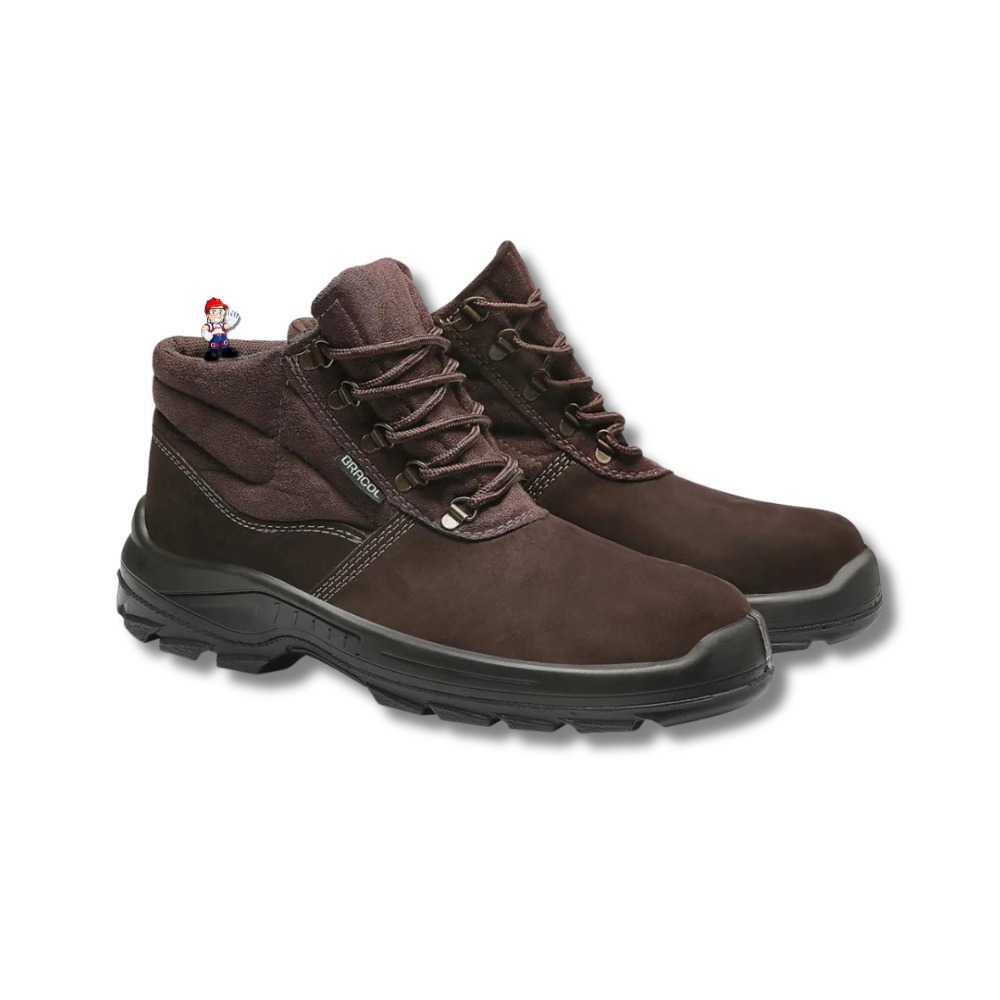 Bota de Segurança Nobuck Bracol 4031BAFN4400LL BAF Marrom Bico Pvc CA 40872