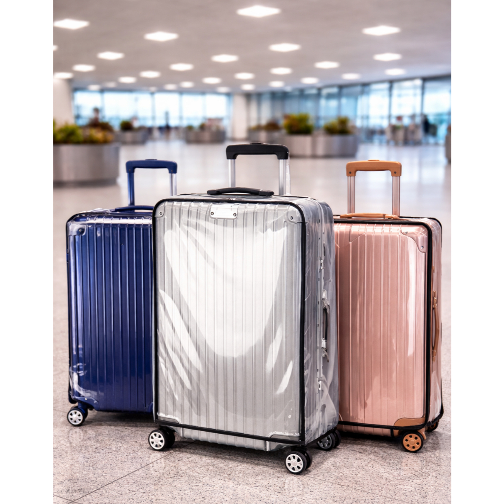Capa Plastica Para Mala de Viagem Rimowa P10Kg M23Kg G32Kg Anti Risco Poeira Arranhão À Prova Dágua
