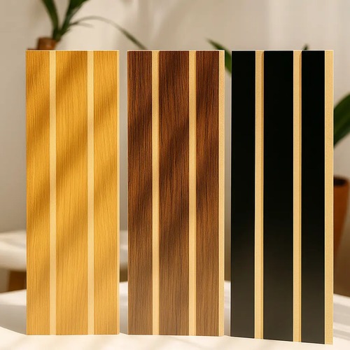 Kit 5|10|20 Painel Ripado MDF 45x11 cm Revestimento Decorativo Moderno Para Parede