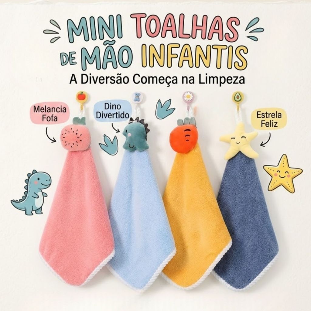 Naninha Bebê Quadrada com Bichinhos Macia Aveludada